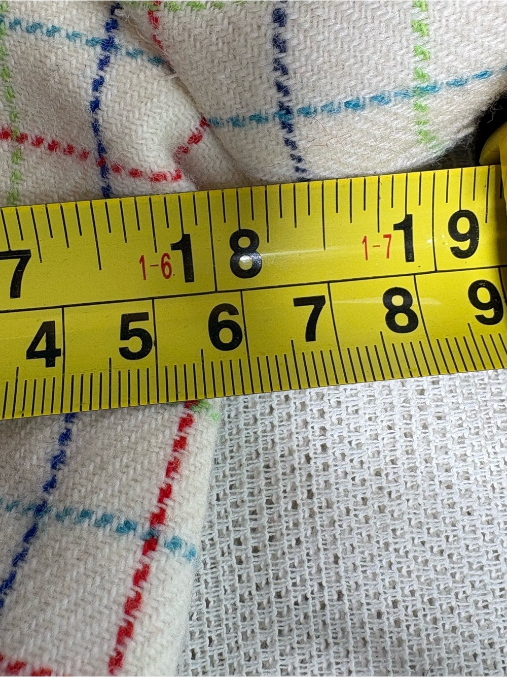 Vtg 70s W Germany plaid blazer jacket baby doll empire waist wide collar mod Sm - Picture 11 of 13
